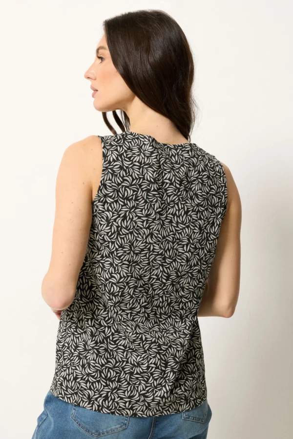 Berry Purple Patchwork Print Top