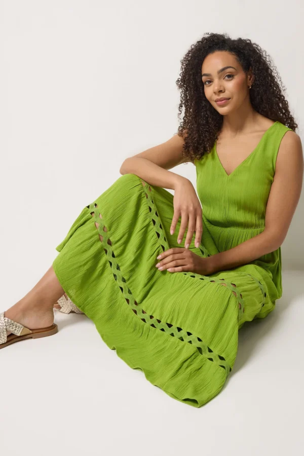 18917a2b-ae36-48_503195_B Green Sleeveless Tiered Maxi Dress
