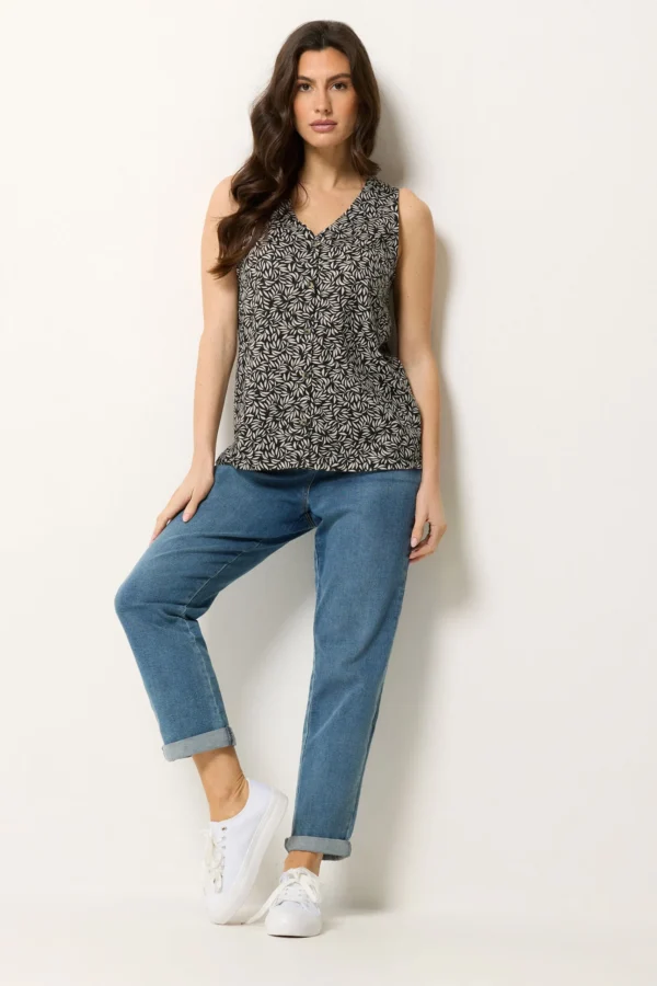Berry Purple Patchwork Print Top
