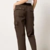 69571ef1-9589-4d_503202_C M&Co Chocolate Brown Cargo Trousers