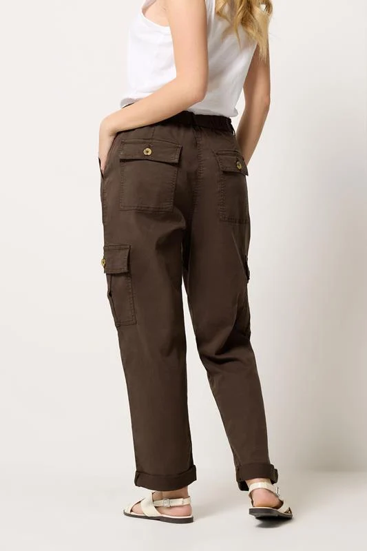 69571ef1-9589-4d_503202_C M&Co Chocolate Brown Cargo Trousers