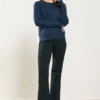 7bdef938-93ff-42_500346_B Black Bootcut Bengaline Trousers
