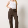 82e446c2-2d00-47_503202_B M&Co Chocolate Brown Cargo Trousers