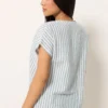 8b07985a-bfd4-49_521442_C Petite Blue & White Stripe Blouse