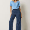 Indigo Wide Leg Carpenter Jeggings