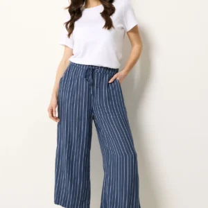 Blue Stripe Culottes