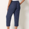 cf12318c-ad9e-4a_503172_C Navy Blue Dobby Cropped Trousers