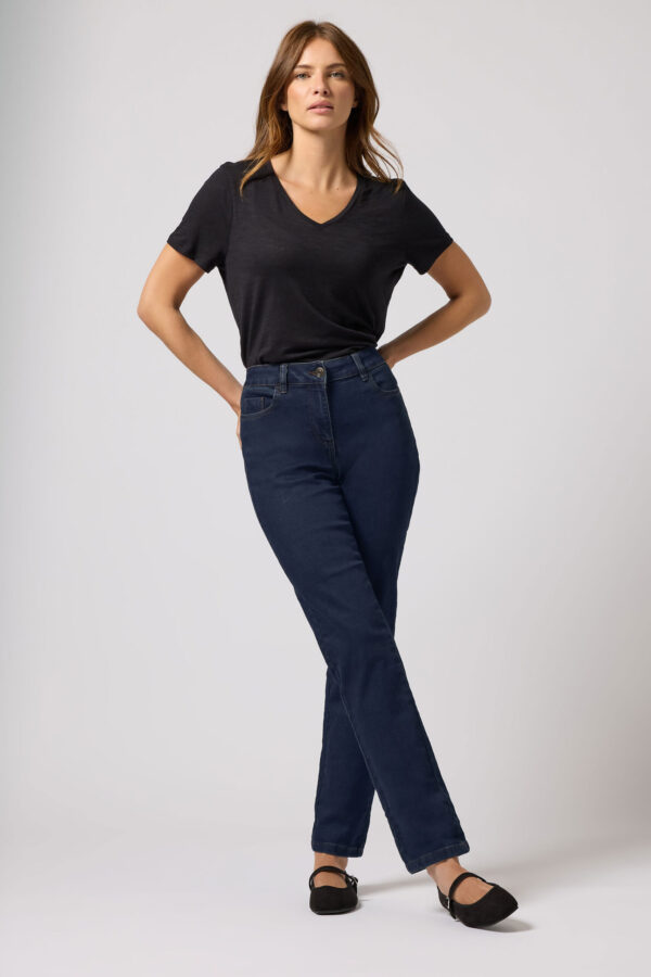 Indigo Blue Straight Leg Jeans